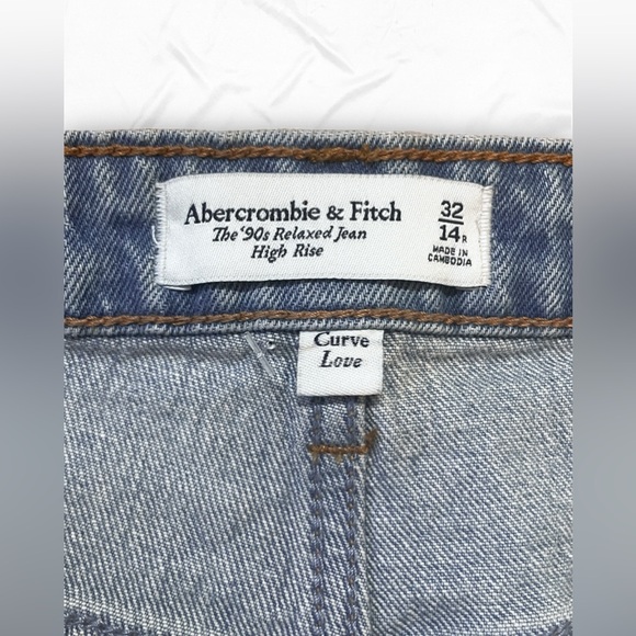 NWT Abercrombie & Fitch High Rise 90s Relaxed Jean - Picture 11 of 12